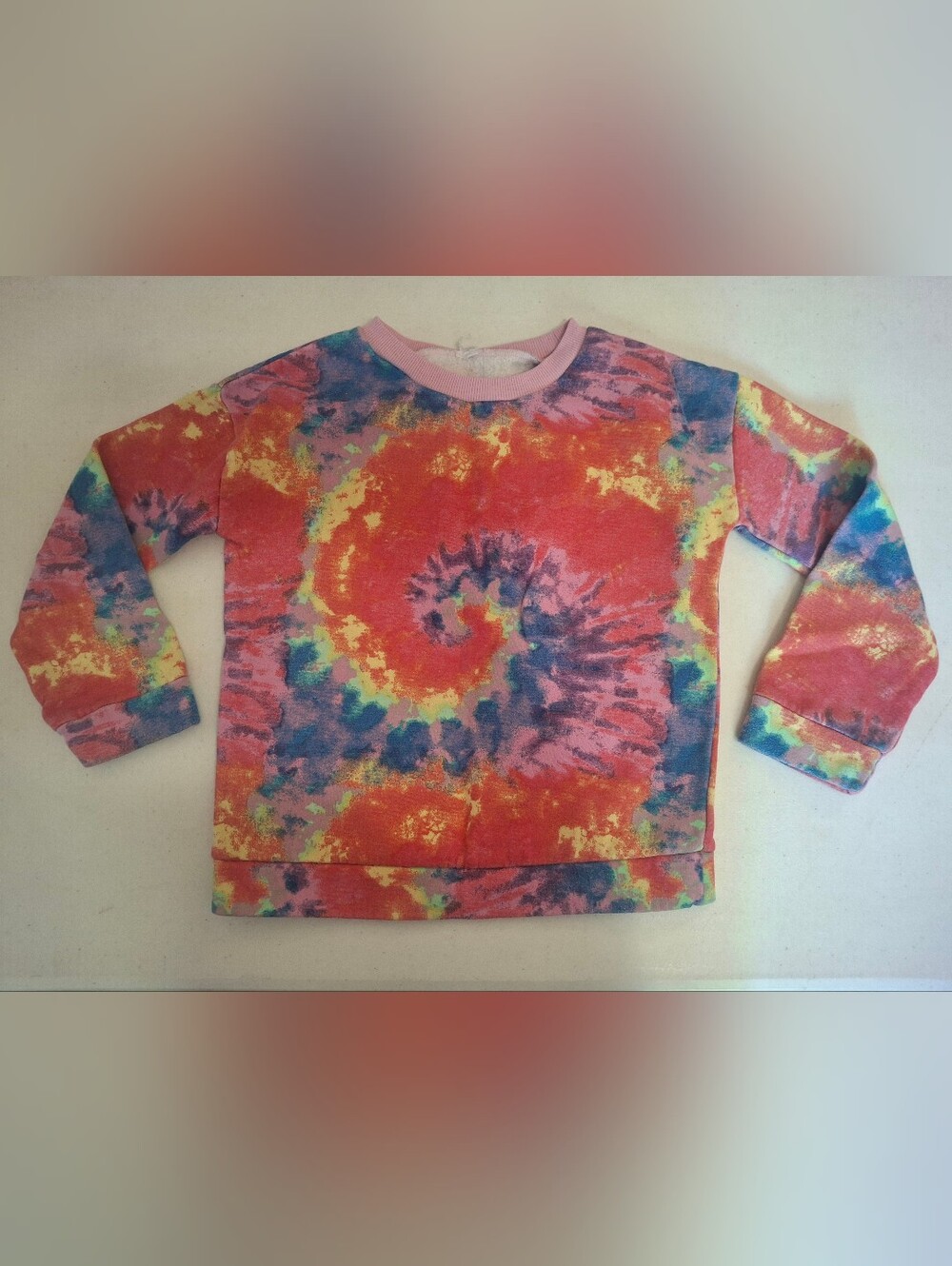 GUC Cat & Jack Kids Tie-Dye Pullover Sweatshirt